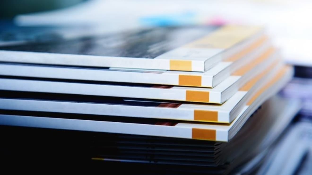 stack of publications