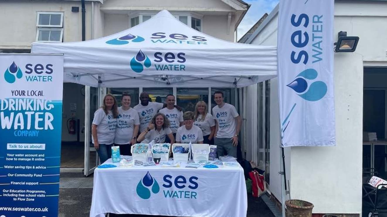 SES community team at a show