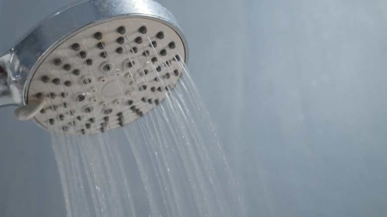 Chrome shower head with low water pressure