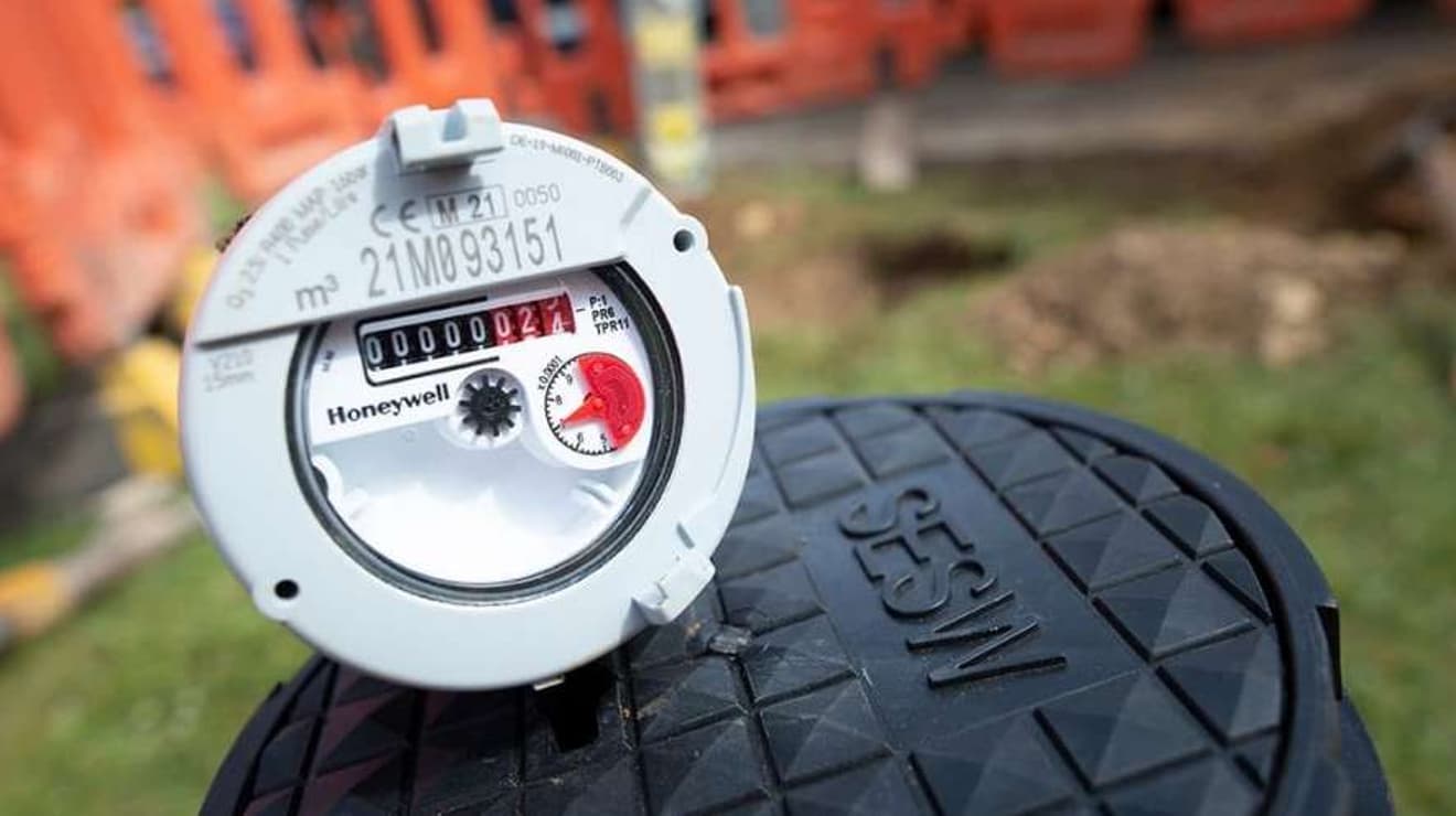 water meter and man hole