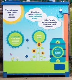 Educational display at the education centre